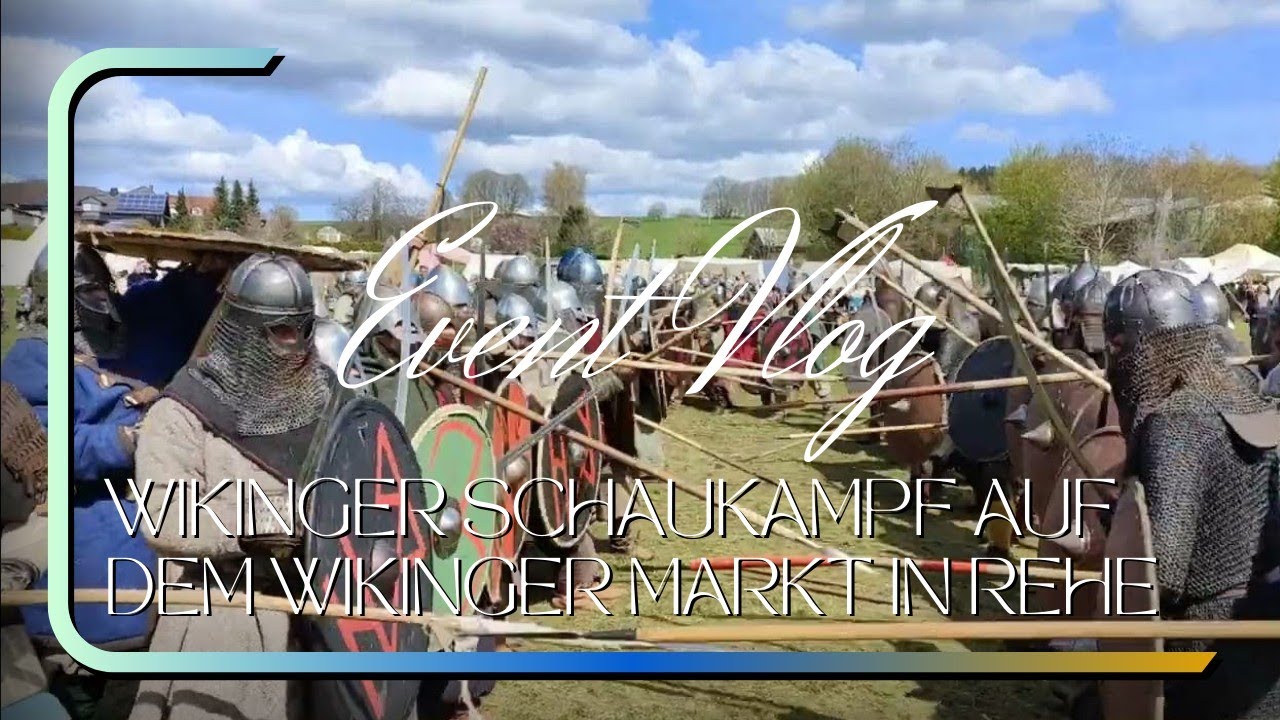 Wikinger Schaukampf  auf dem Wikinger Markt in Rehe