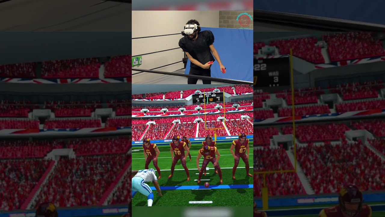 Самая безумная защита в виртуальной реальности, которую вы КОГДА-ЛИБО видели! #nflproera #madden25