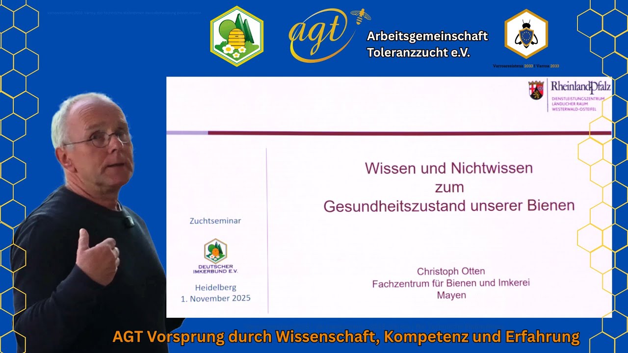 Von gesunden und kranken Bienen: Was wir wissen und nicht wissen. Dr Chr Otten #varroaresistenz 2033