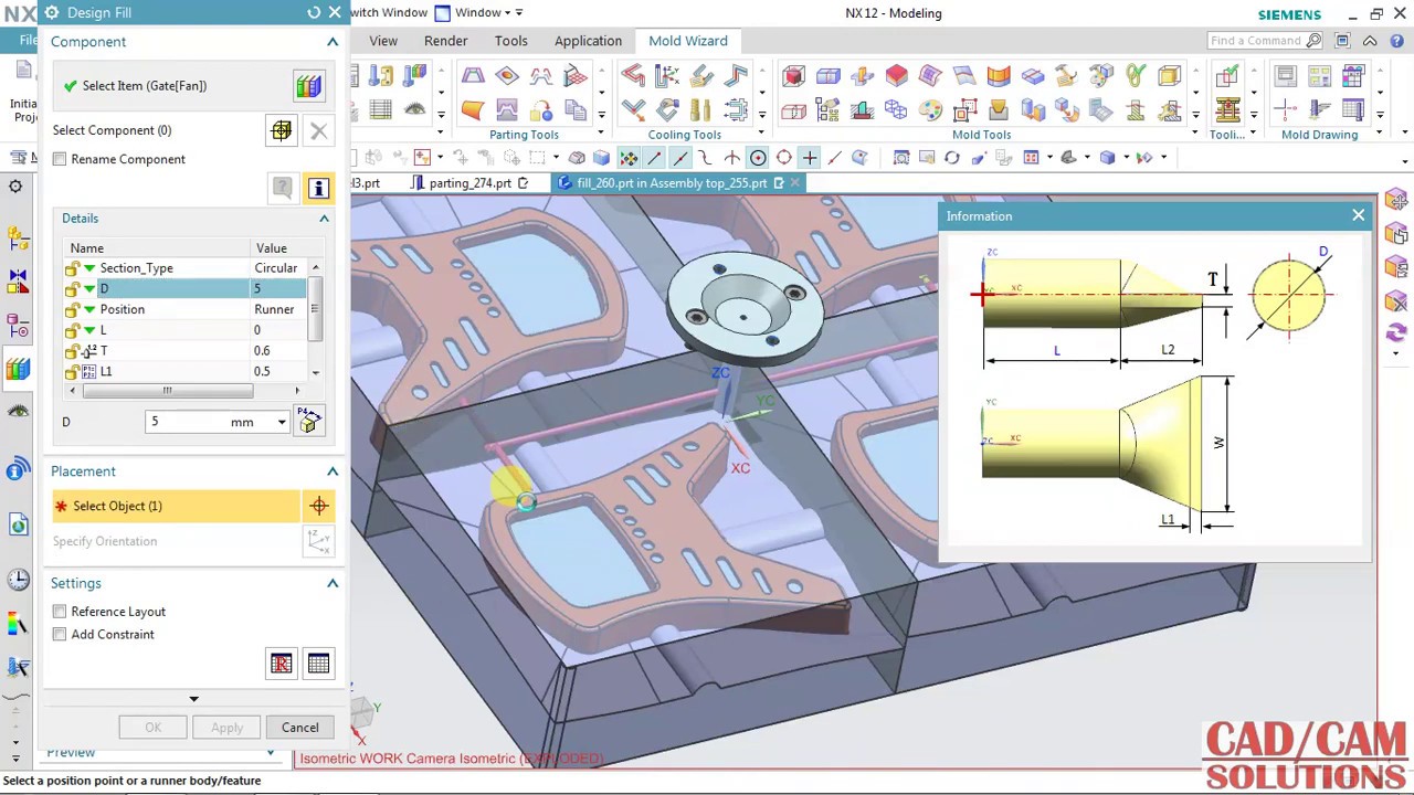 NX MOLD WIZARD -2 || #MOLD BASE #INJECTION #SPRUE BUSH