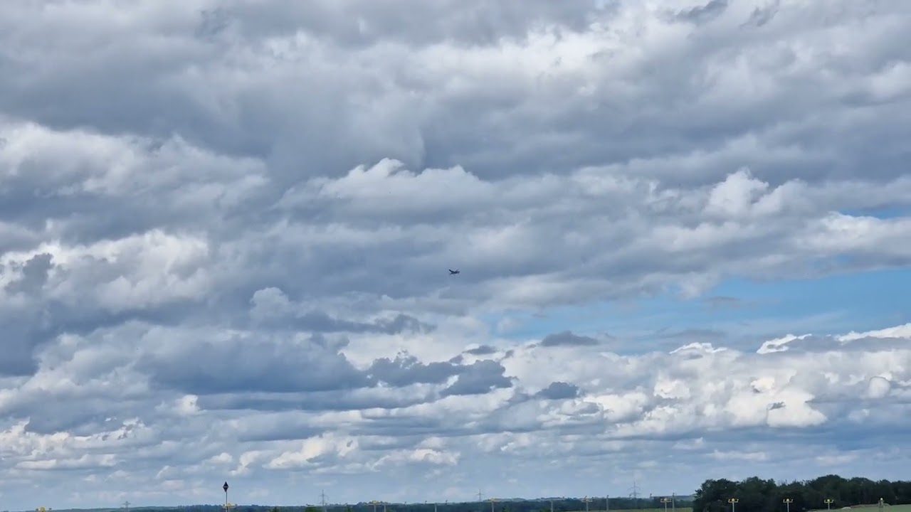 Tornado Kampfjet foliert bei der Landung. 50 Jahre Tornado. Fliegerhorst N&ouml;rvenich. 28.05.24
