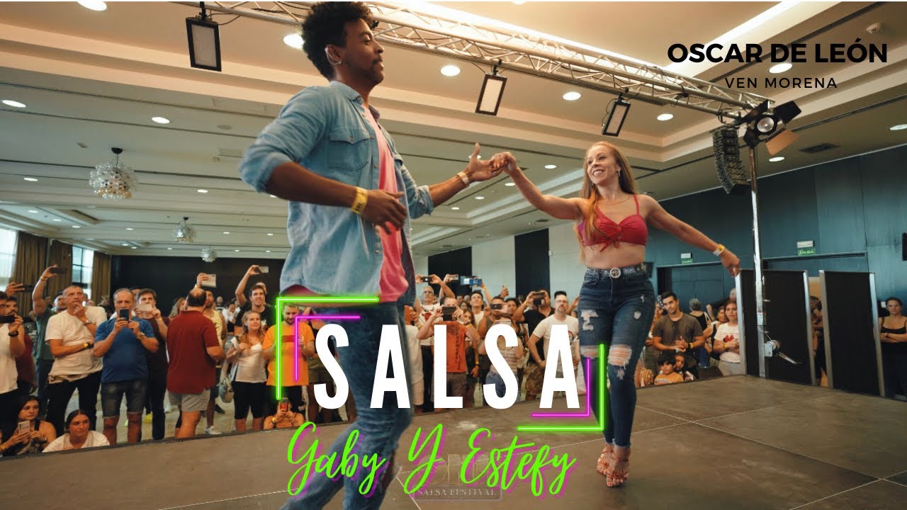 OSCAR DE LEON/ Ven Morena- Gaby y Estefy / Madrid on1 Salsa Festival