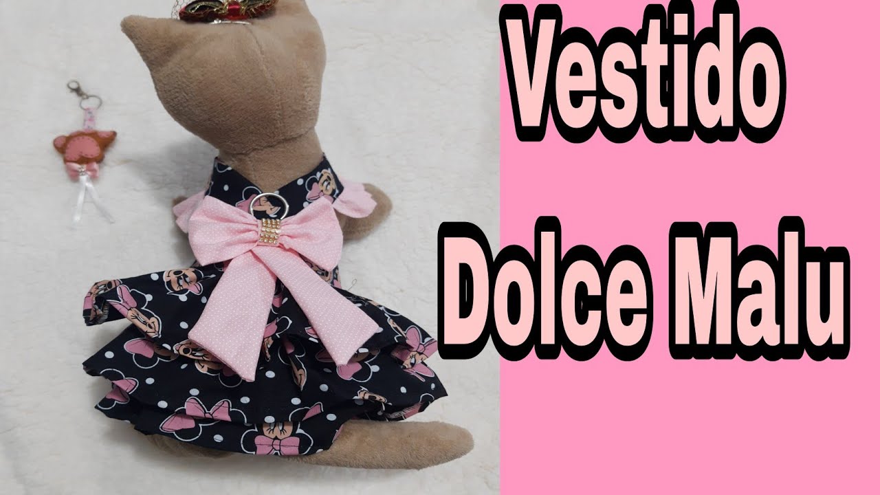 Vestido Dolce Malu/ Molde na descrição do vídeo