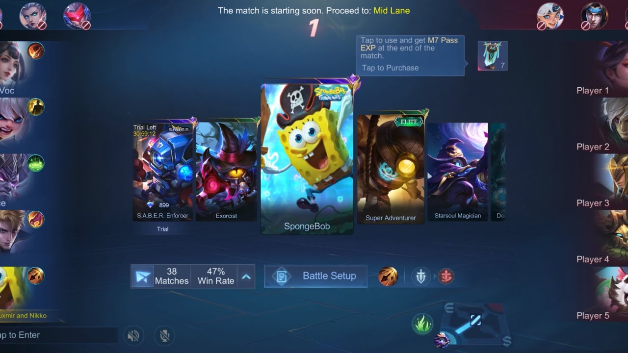 SPONGEBOB SQUAREPANTS’ ROAD TO BECOMING A TOP GOD | MOBILE LEGENDS | MLBB | ML | VICTORY | 2026 