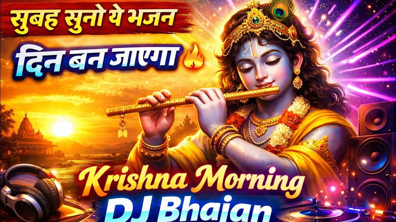 👉 सुबह सुनो ये कृष्ण भजन 🙏 | Krishna Morning DJ Bhajan 2026 🔥 | दिन बन जाएगा ❤️ Radhe Krishna