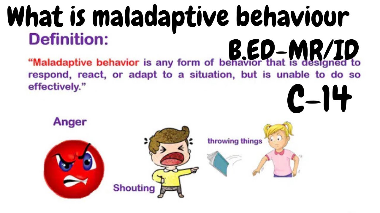 What is Maladaptive Behaviour, Definition & Types