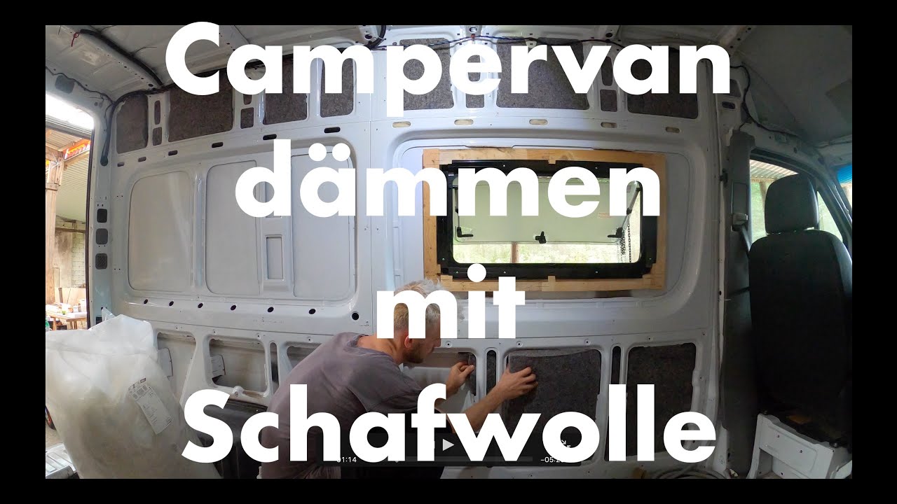 Campervan d&auml;mmen mit Isolana Schafwolle - nat&uuml;rlich und nachhaltig