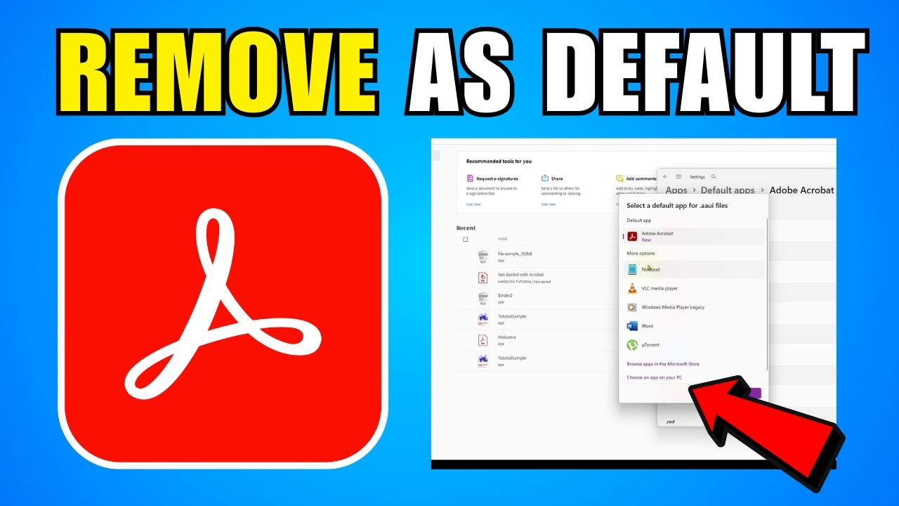 How To Remove Adobe Acrobat As Default (2026) (New Update)