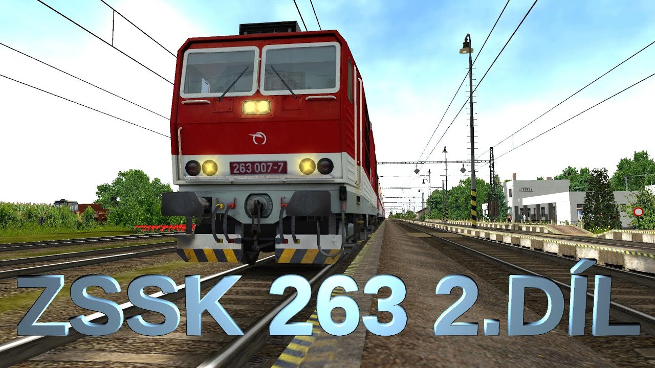 Open Rails - ŽSR 130/ ZSSK 263 / Nové Zámky - Štúrovo/ 2.díl