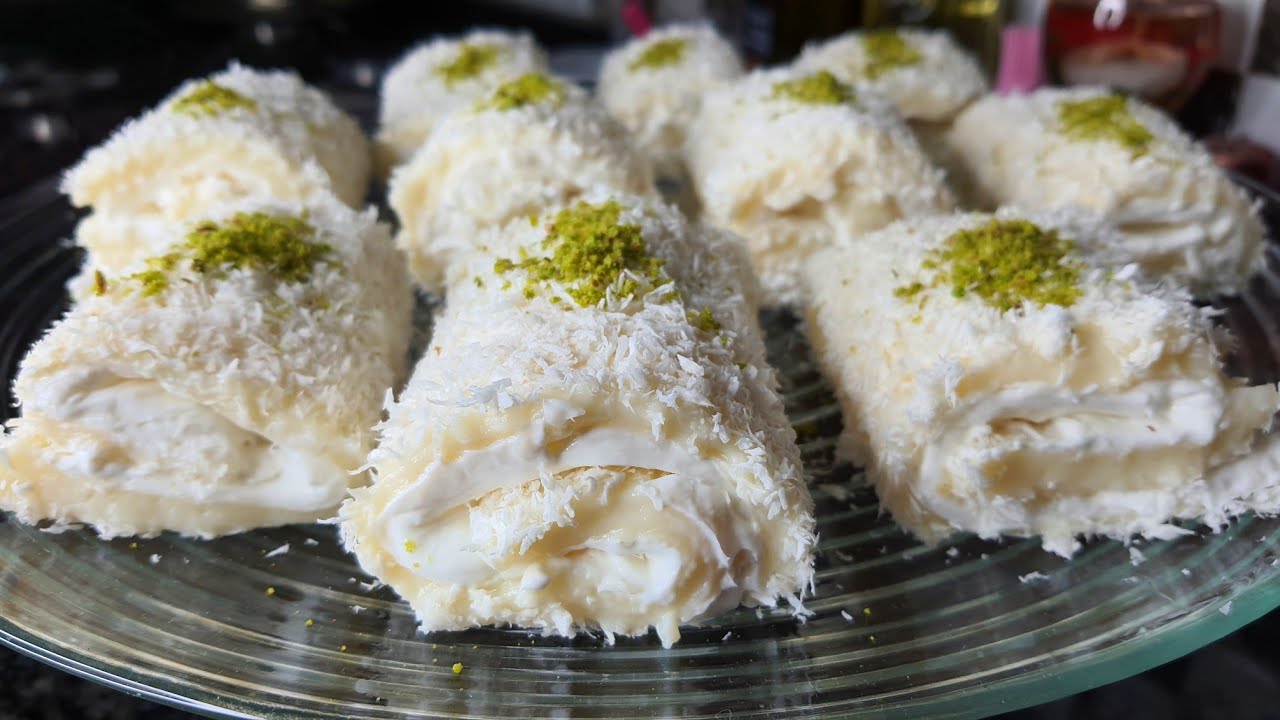 دسر بی‌حد مزه دار ترکیه ای به نام سارای سارماسی این ویدئو را از دست ندهید😉🥰turkish dessert🇦🇫🇹🇷