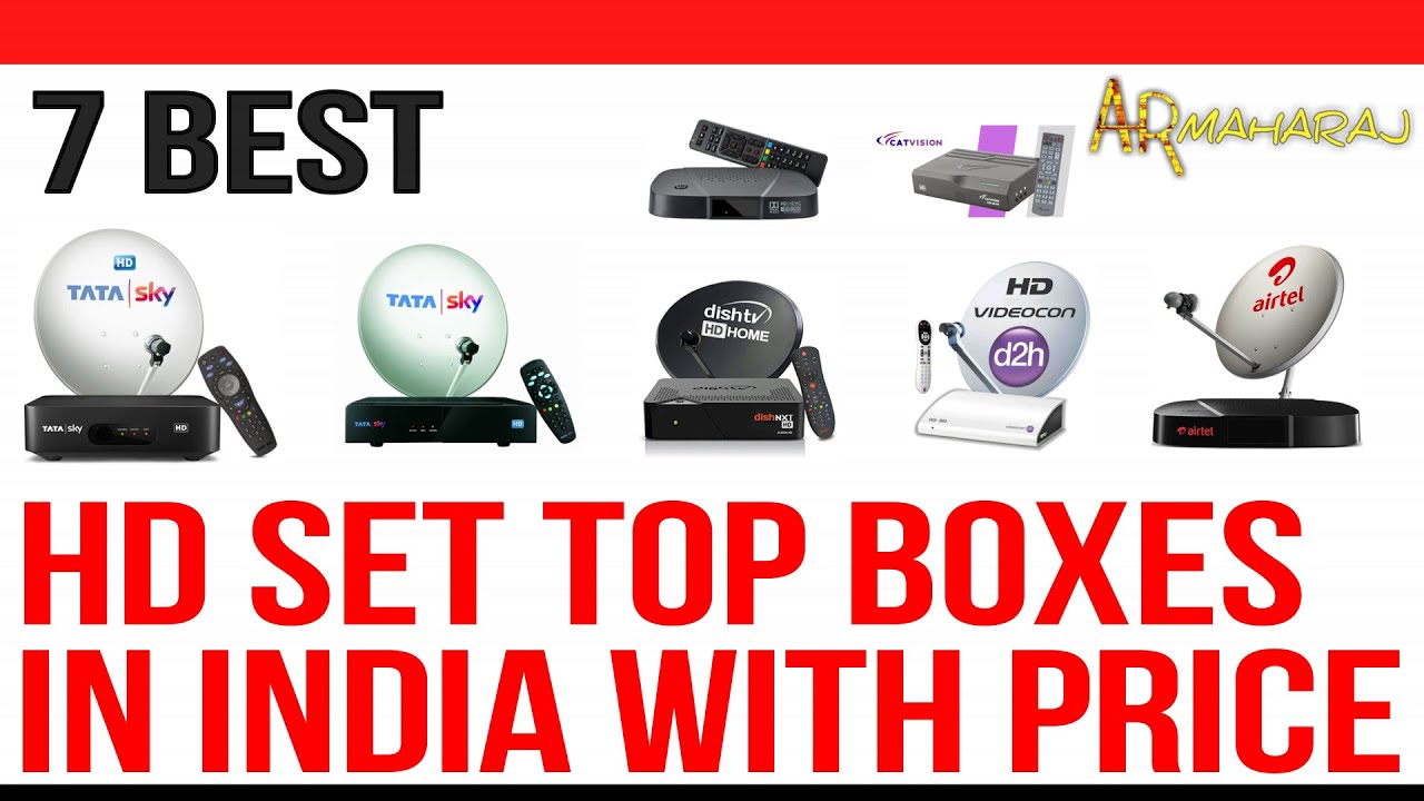 ✅ Top 7 Best HD Set Top Boxes in India with Price | Best DTH Service in India 2022