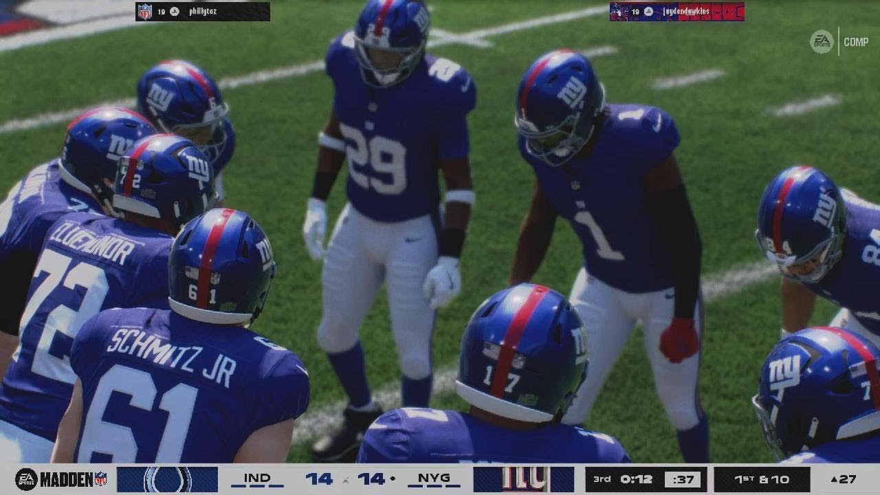 Madden NFL 26 - Colts VS Giants