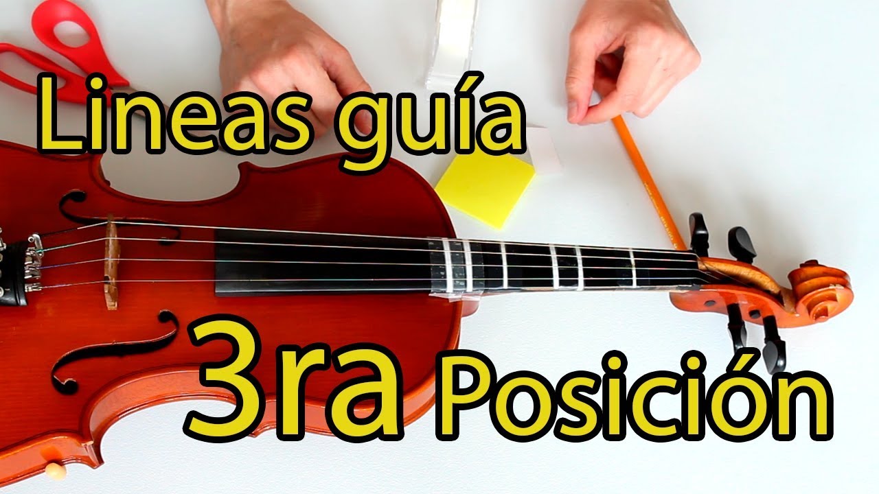 Como poner lineas guia para principiantes en 3ra posición