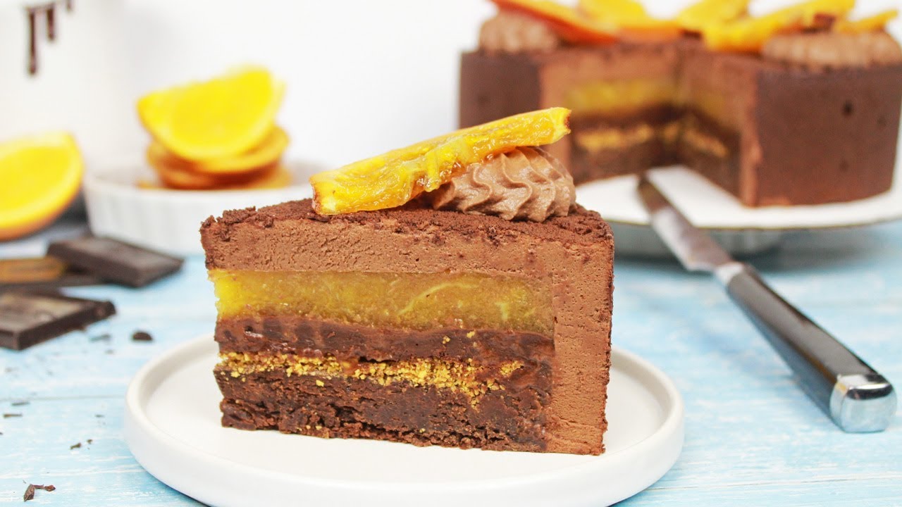 Chocolate Orange Mousse Cake Recipe