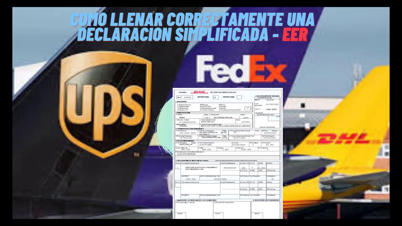 📝𝗖𝗼𝗺𝗼 𝗹𝗹𝗲𝗻𝗮𝗿 𝘂𝗻a 𝗗𝗲𝗰𝗹𝗮𝗿𝗮𝗰𝗶ó𝗻 𝗦𝗶𝗺𝗽𝗹𝗶𝗳𝗶𝗰𝗮𝗱𝗮 𝗱𝗲 𝗜𝗺𝗽𝗼𝗿𝘁𝗮𝗰𝗶ó𝗻 - 𝗘𝗘𝗥 🛫