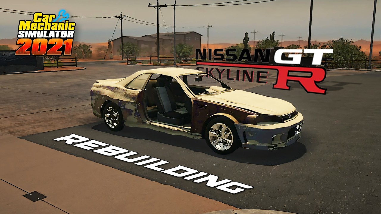 I FOUND NISSAN GT-R R34 AT JUNKYARD - Car Mechanic Simulator 2021