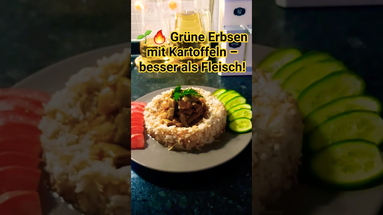 🌱🔥 Grüne Erbsen mit Kartoffeln – besser als Fleisch!