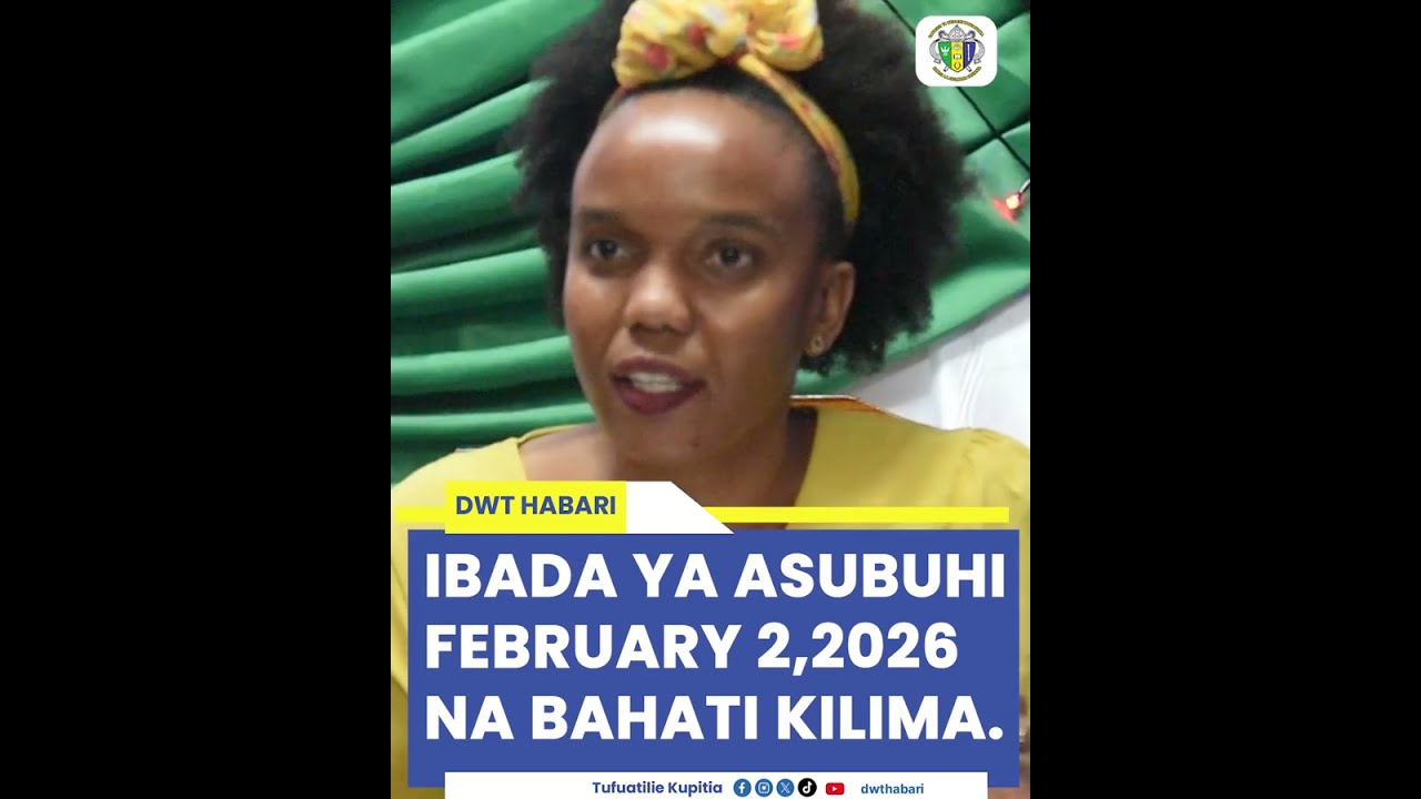 TAZAMA IBADA YA ASUBUHI FEB. 2,2026 KANISA DOGO LA MAKAO MAKUU YA DAYOSISI YA WESTERN TANGANYIKA KSL