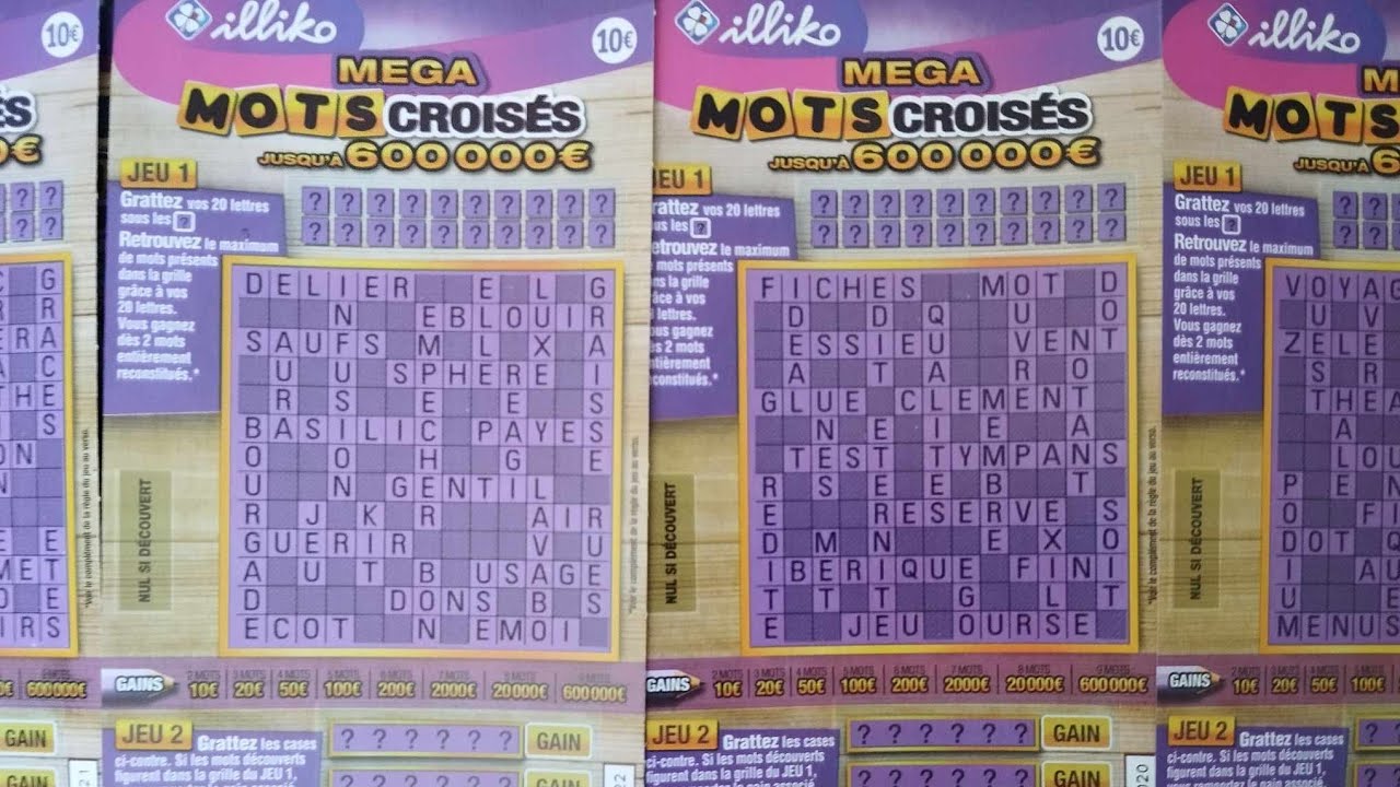 Méga mot croisés | Ticket illiko FDJ ~378~