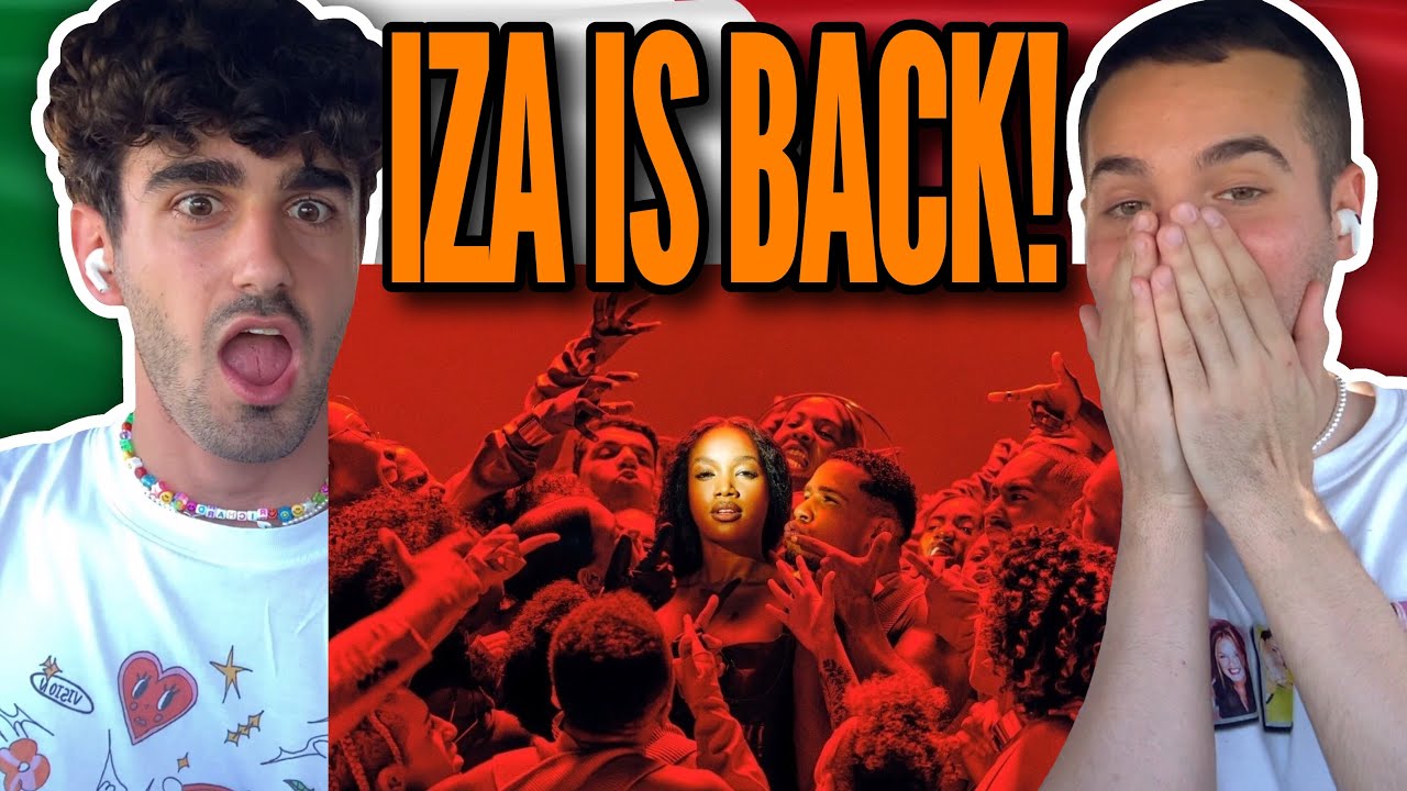 ITALIANS React 🇮🇹 IZA - FÉ (Videoclipe Oficial)