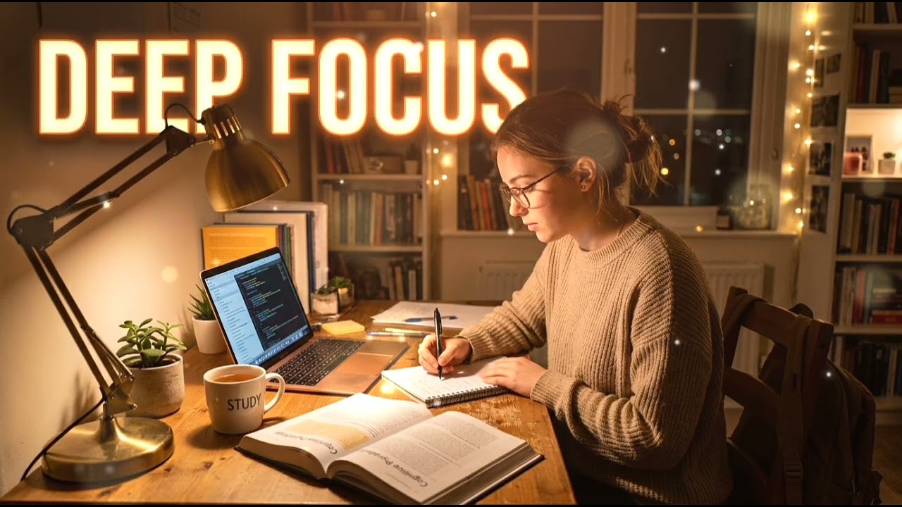 Deep Focus Study Music 📚 Piano Music for Concentration & Productivity