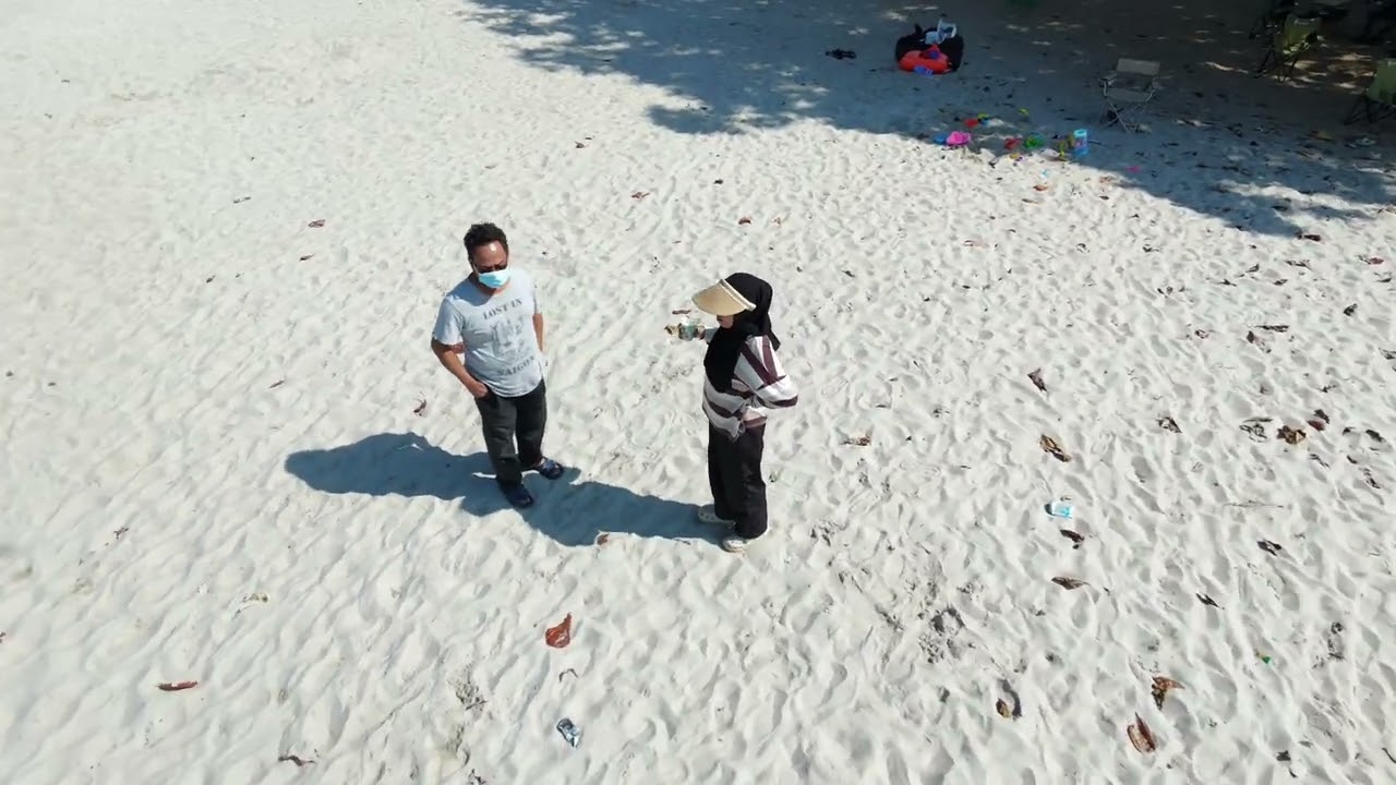 Family Picnic at Pantai Pengkalan Balak | Relaxing Beach Moments | DJI Neo 2 Aerial Shots