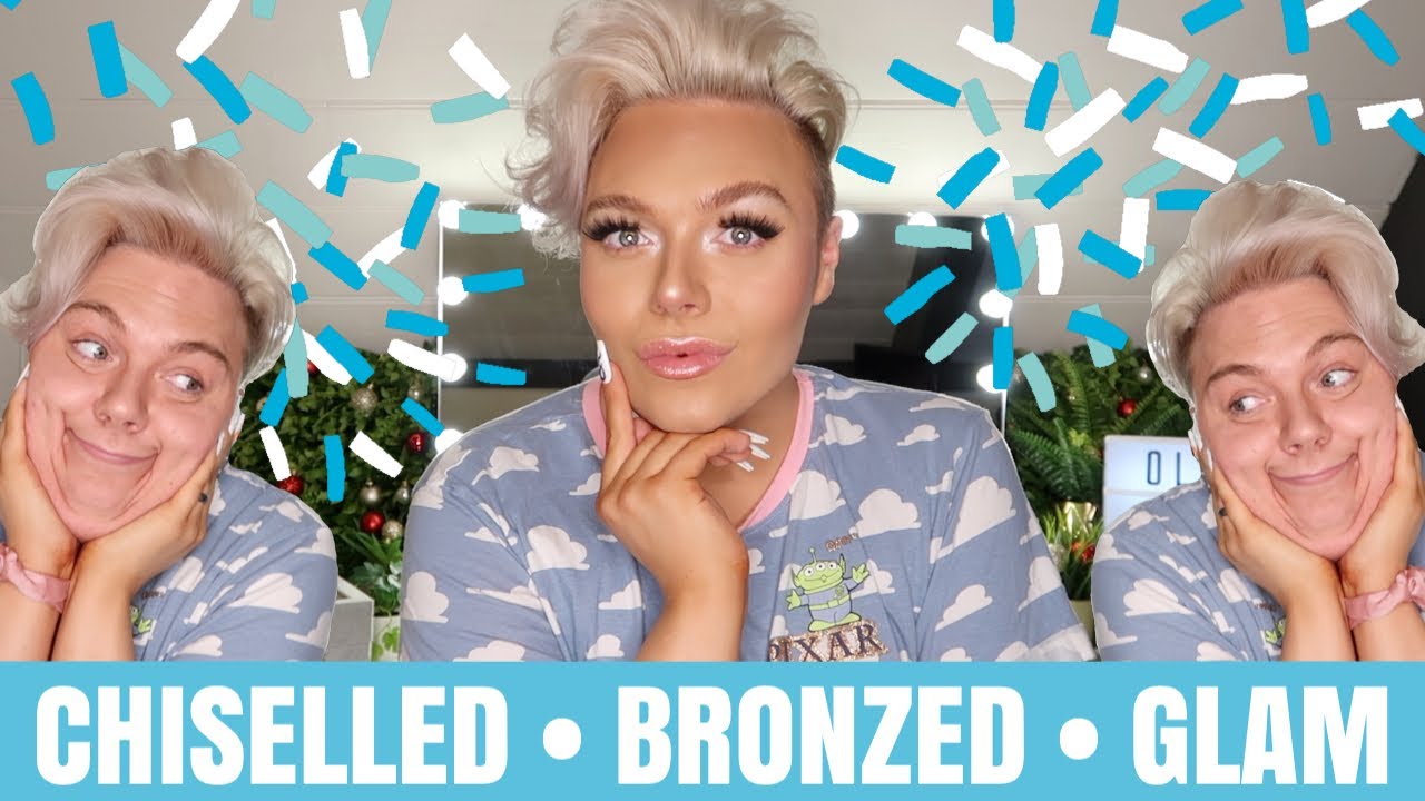 HOW TO SCULPT A ROUND FACE | CONTOUR, BRONZE, & GLOW💄| MAKEUP TIPS & TRICKS | Oliver James Life
