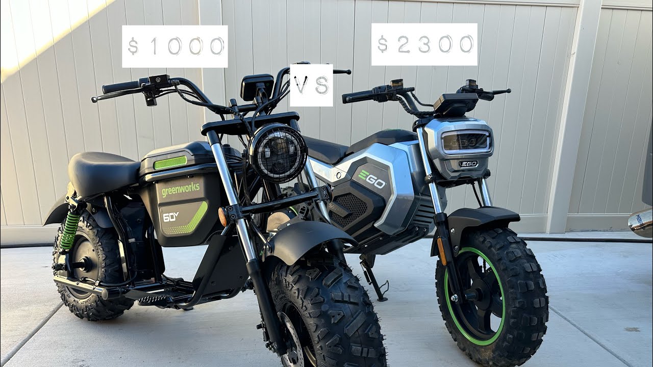 Ego Mini Bike против Green Works Mini Bike: кто лучше?