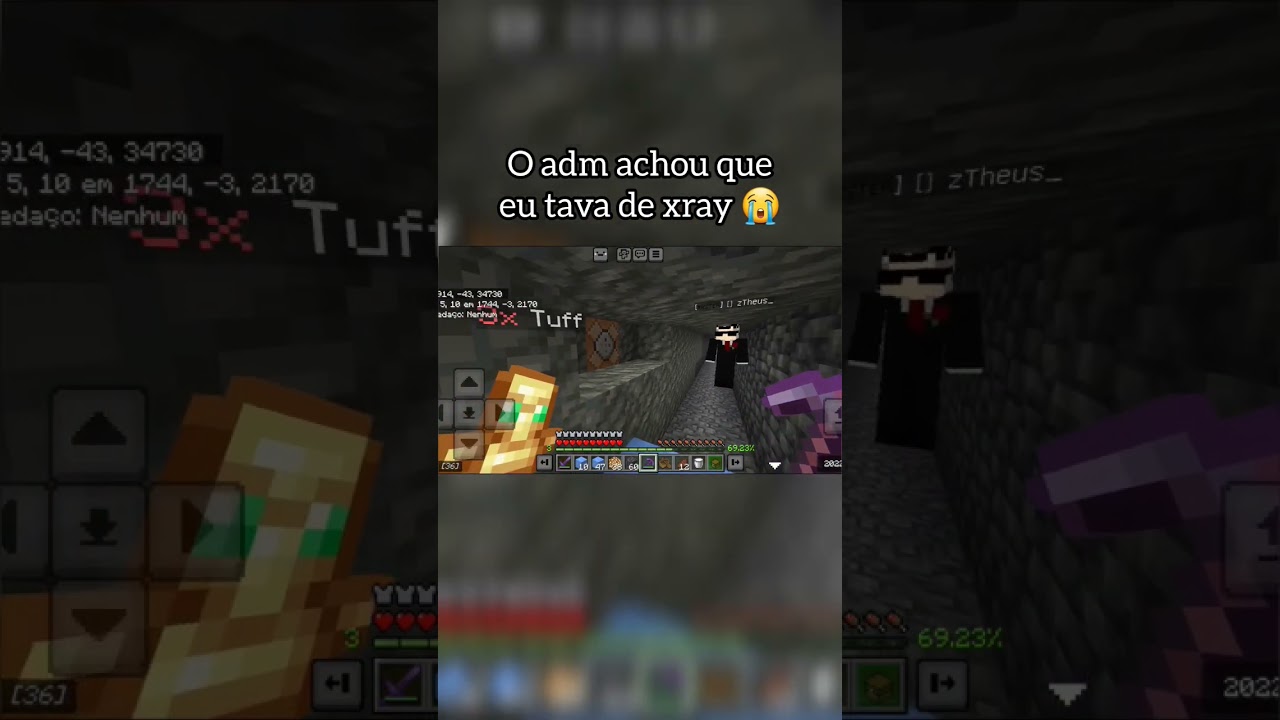 Isso que pode usar xray 🙄 #minecraft #servidor #semianarquia  #anarquia
