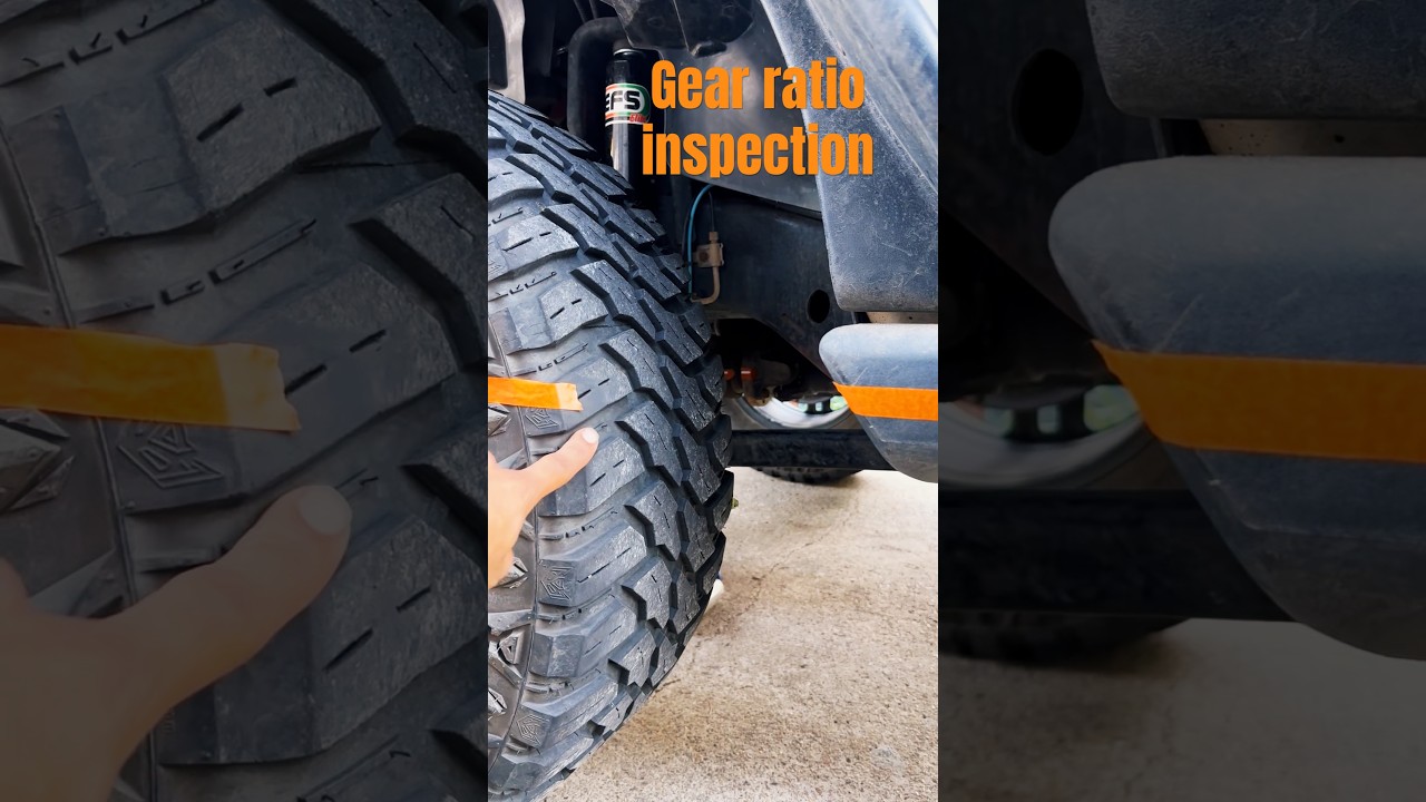 How to check Diff Gear Ratio EASY! #diy #differential #gear#ratio #4x4 #jeep