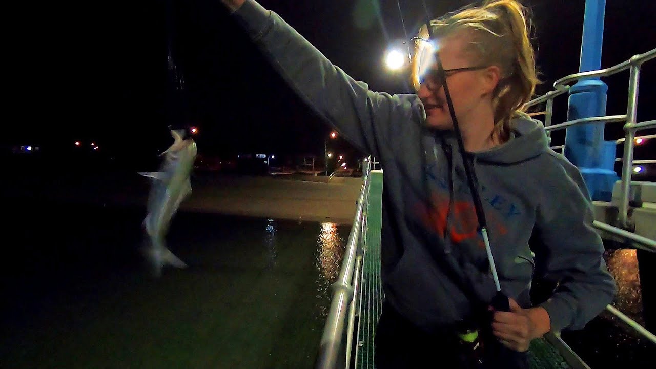 Tommy Ruff (Australian Herring) on Soft Plastics at Rockingham Jetty!