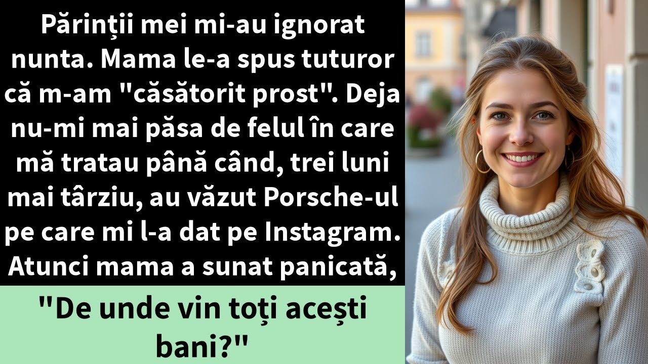 Părinții mei mi-au ignorat nunta. Mama le-a spus tuturor că m-am 