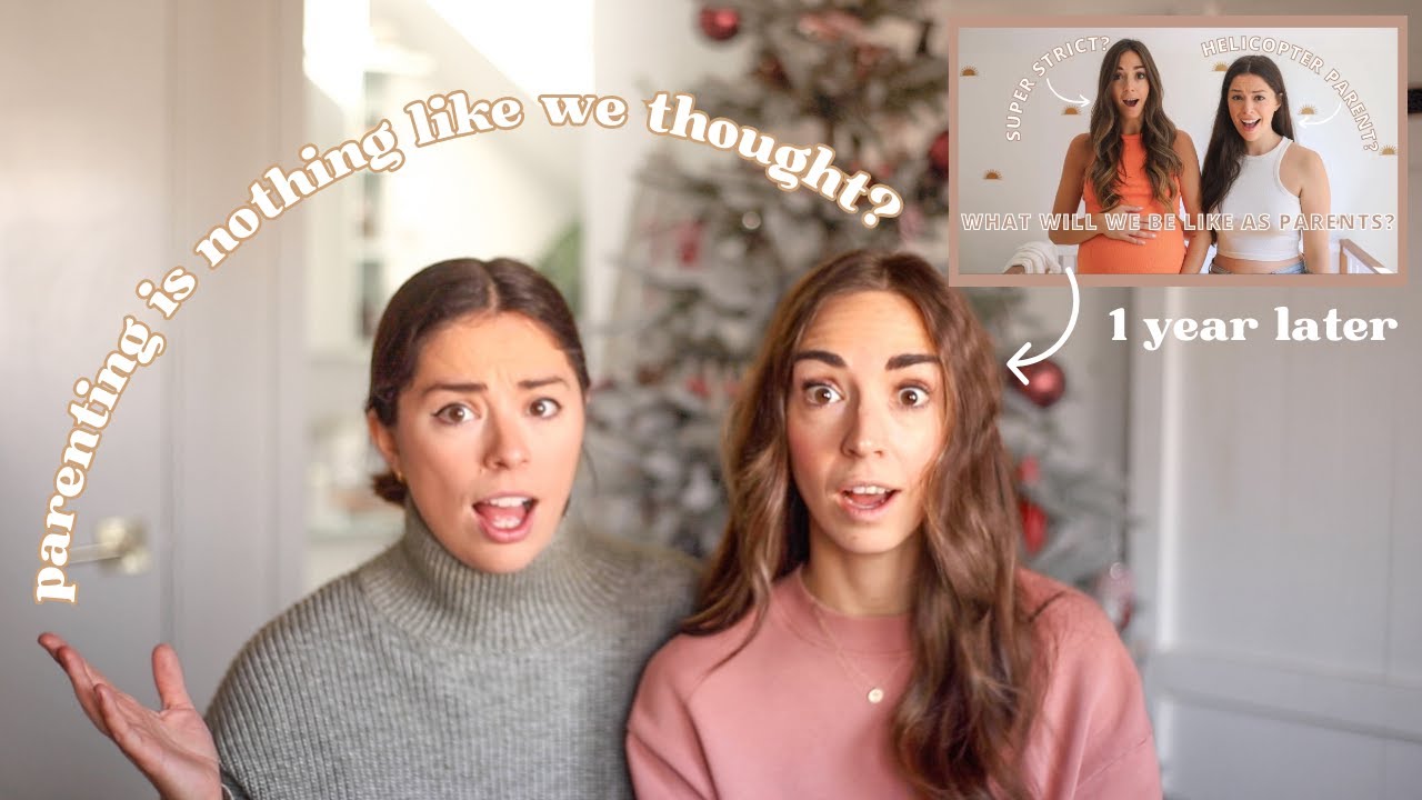 reacting to OUR parenting assumptions 1 year later! (two moms and twins)