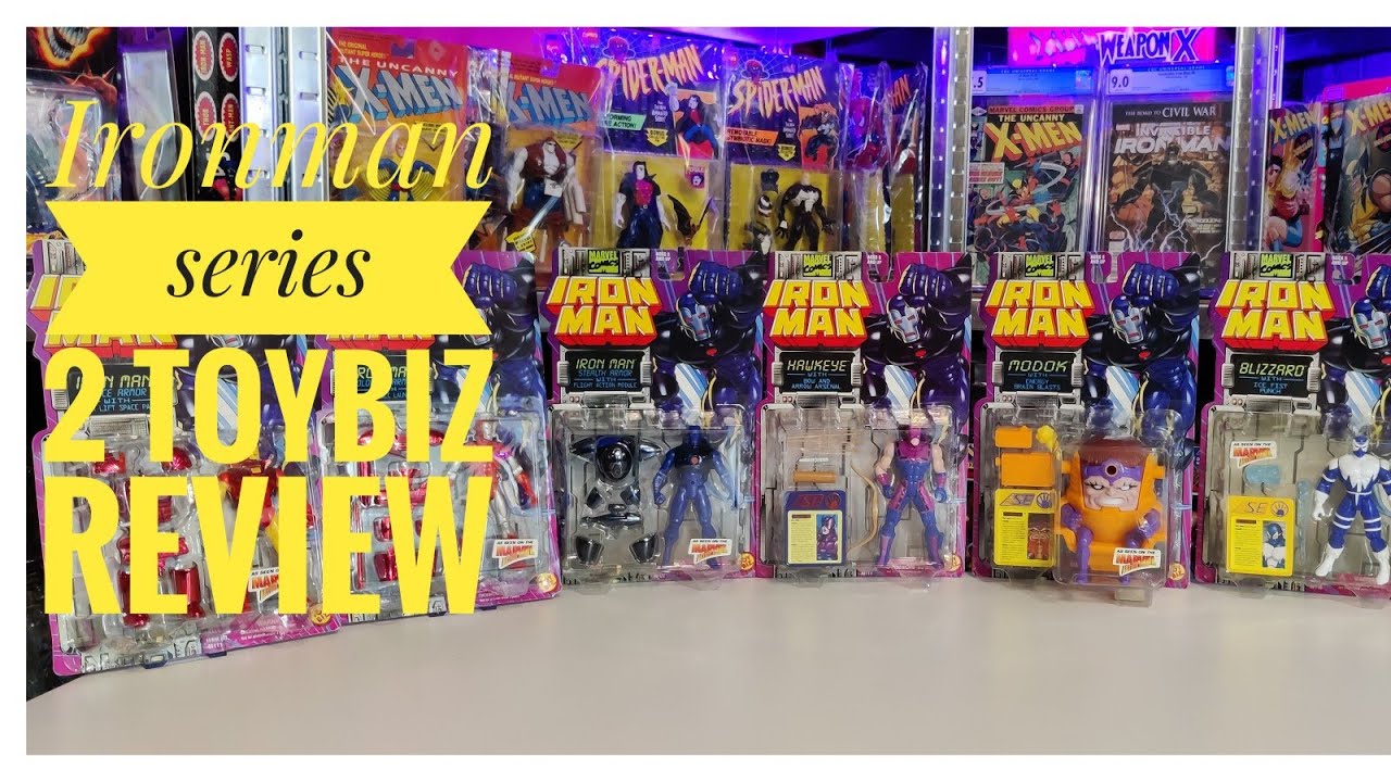 Ironman series 2 Toybiz action figures #toybiz #actionfigurereview