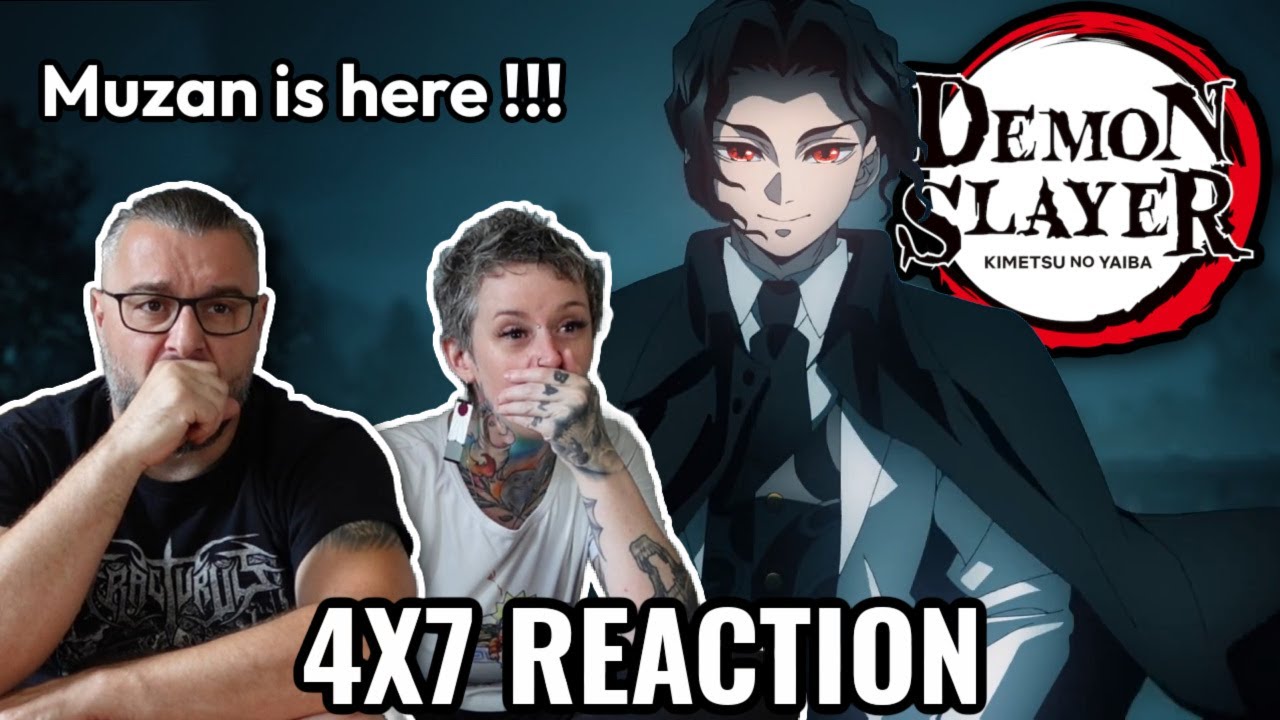 DEMON SLAYER 4X7 REACTION - 