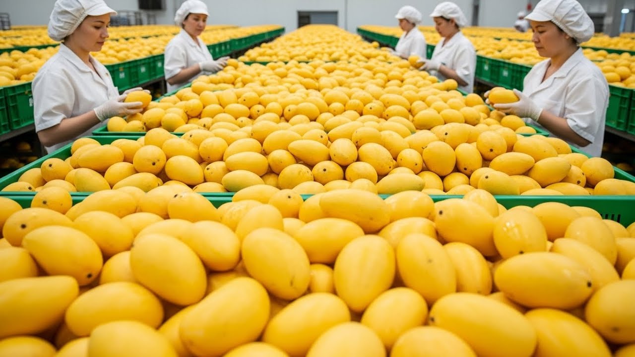 Inside the Mango Factory | How Millions of Mangoes Are Processed Daily