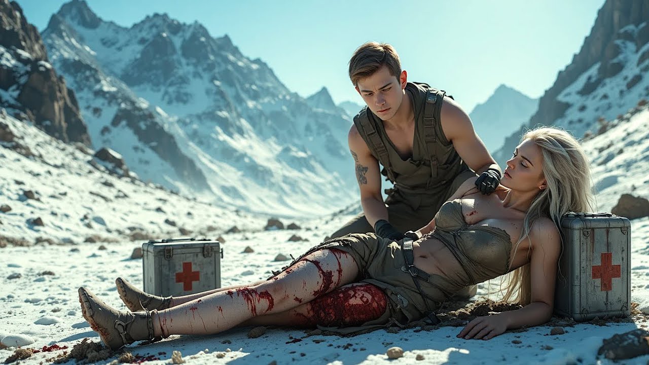 Human Medic Rescues the Dying Alien Queen Mother Abandoned in a Frozen Wasteland