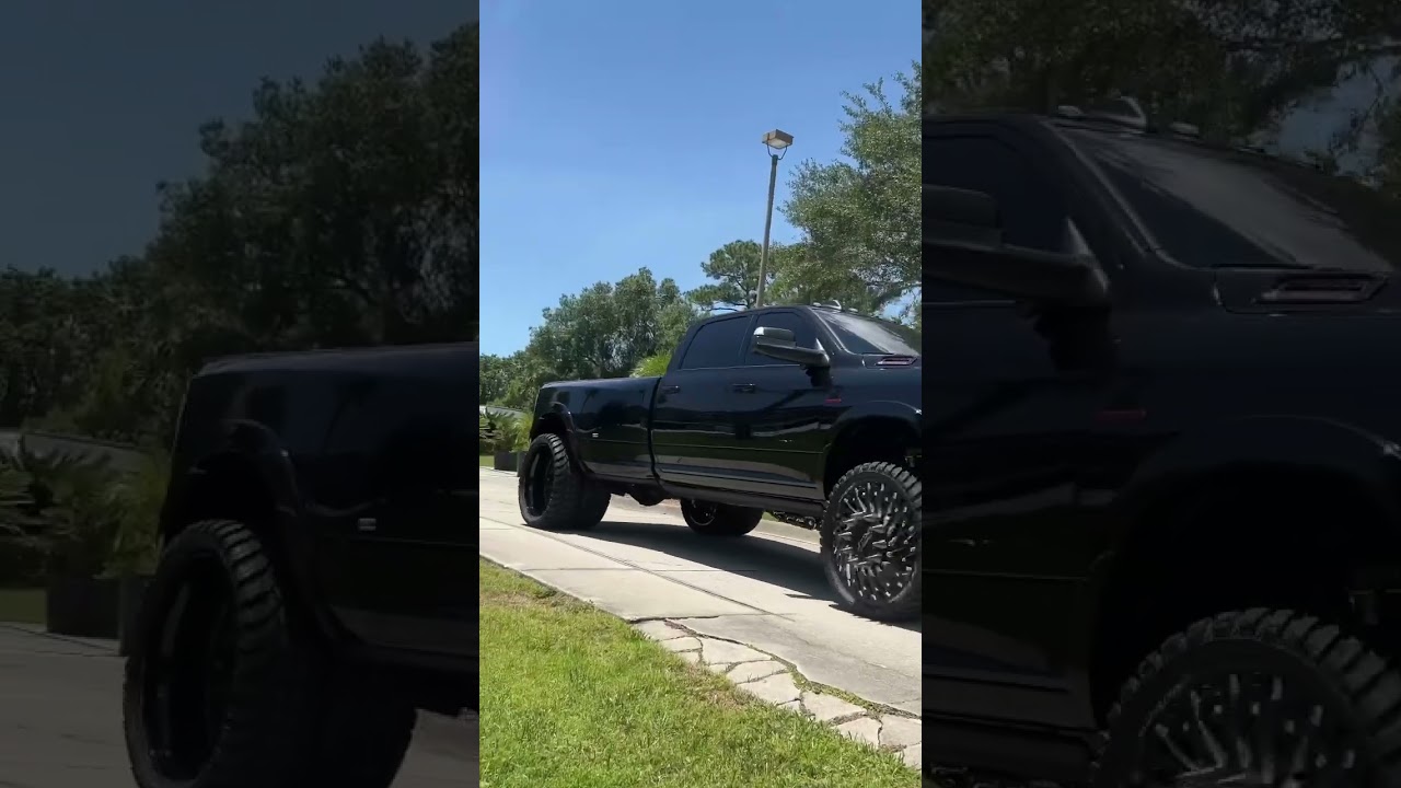 RAM 3500 Dually on 28&rdquo; JTX Forged wheels!