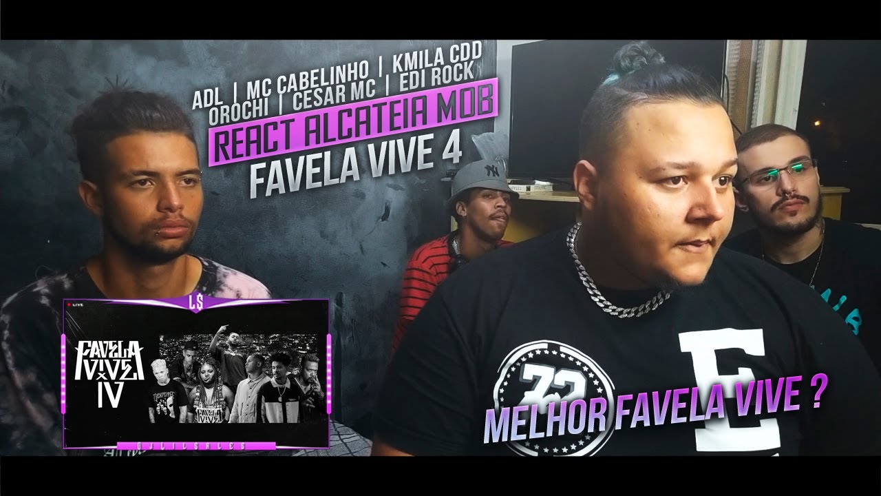Favela Vive 4 - ADL | Mc Cabelinho | Kmila CDD | Orochi | Cesar MC | Edi Rock // REACT DJ Lil Sales