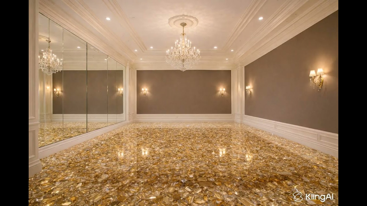 ASMR | NOVEMBER Topaz Floor Transformation 🧡✨ Golden Glass Luxury
