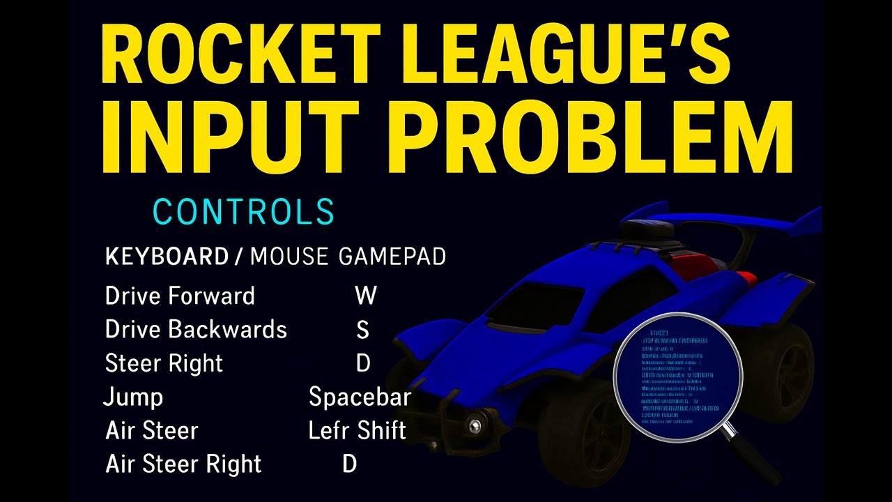 Rocket League's Hidden Input Problem - The Legacy Engine Architecture Flaw - Heavy Car Bug