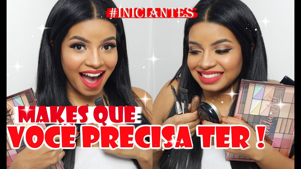 #INICIANTES  -  MAQUIAGENS  QUE VOCÊ PRECISA TER  ! O QUE COMPRAR ?