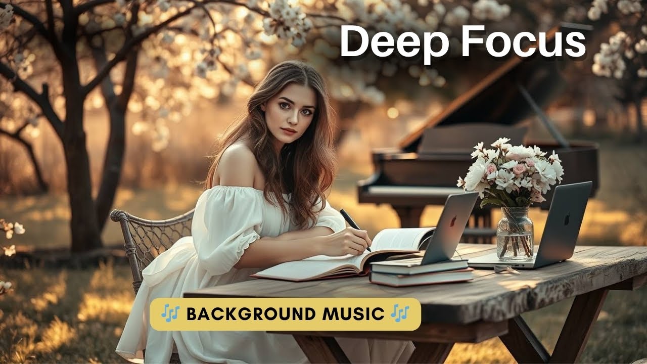 Deep Focus Work Music 🎧 | Calm Piano for Study & Focus