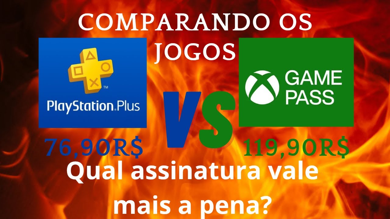 Rápida comparação ps plus vs gamepass