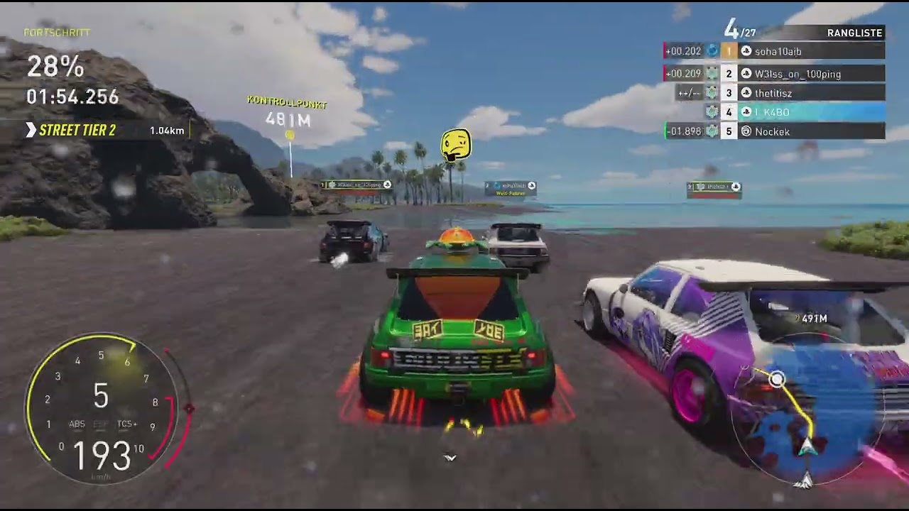 they ramm and loose... 🐢run from 25. to 1. THE CREW MOTORFEST