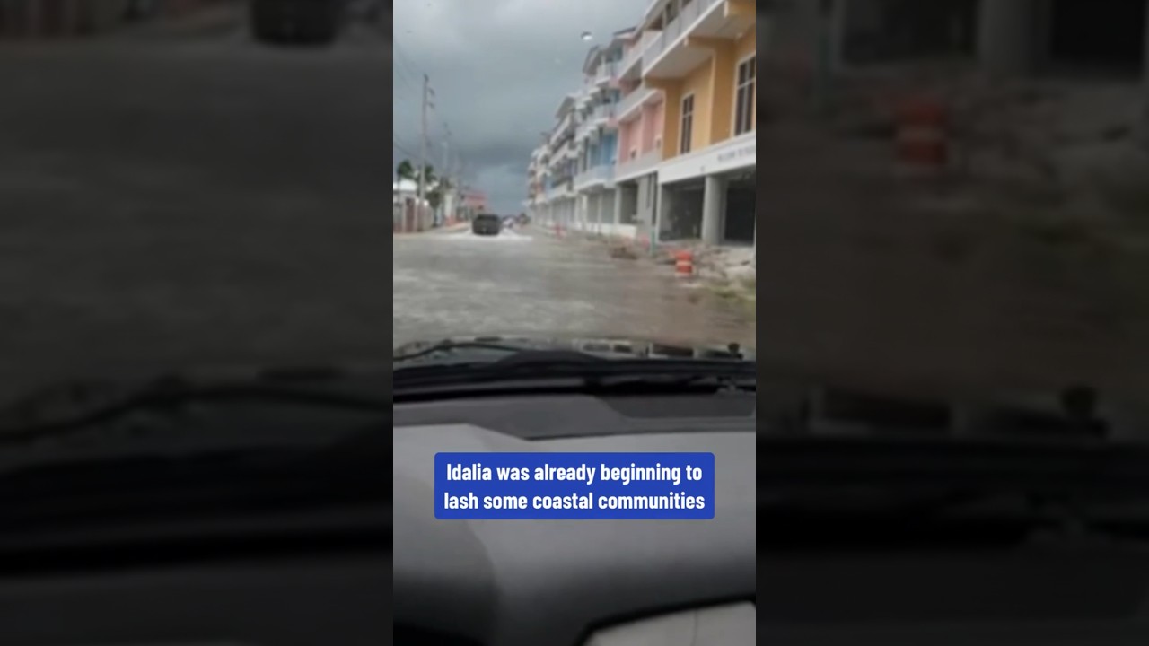 Hurricane Idalia batters Florida&rsquo;s Gulf Coast #shorts