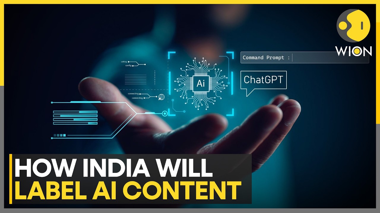 India: New Rules For AI Content | WION News