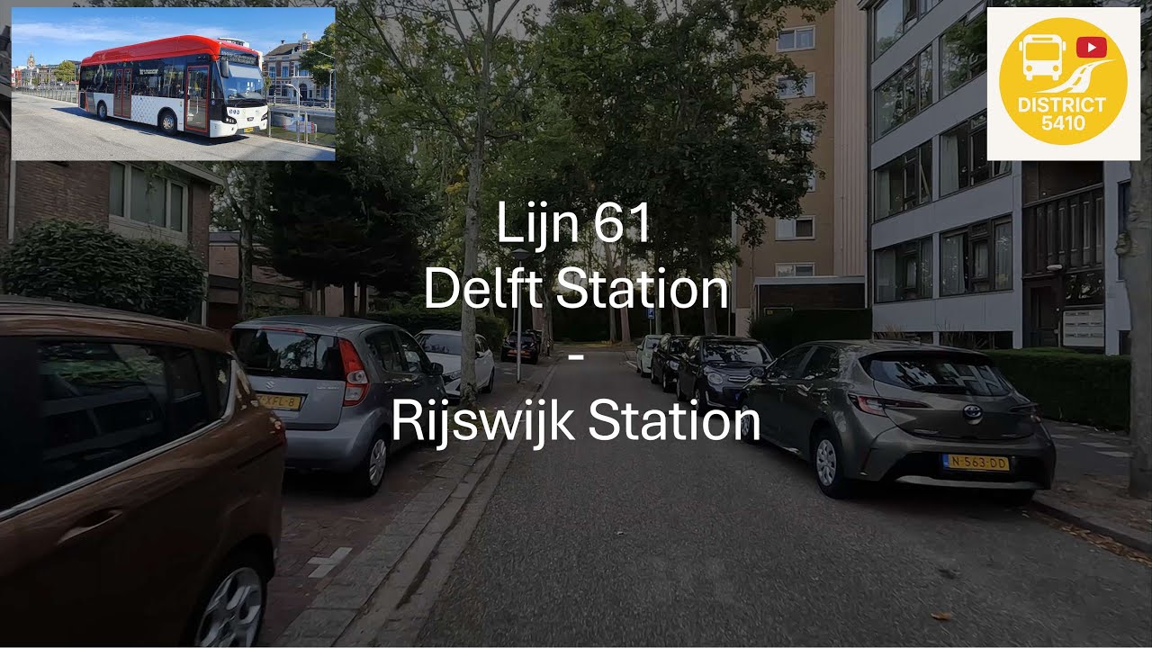 Lijn 61 Delft Station - Rijswijk Station | 2025