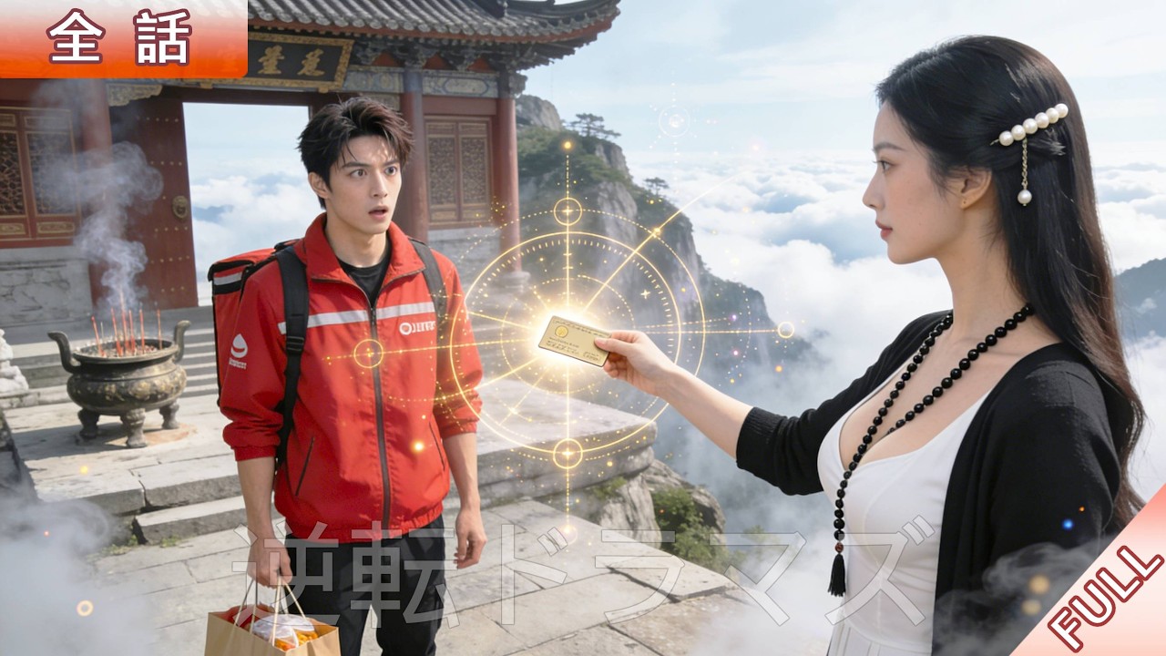 配達中の青年が事故に遭い、謎の美女に助けられる。なんと彼女は未来の妻だった！