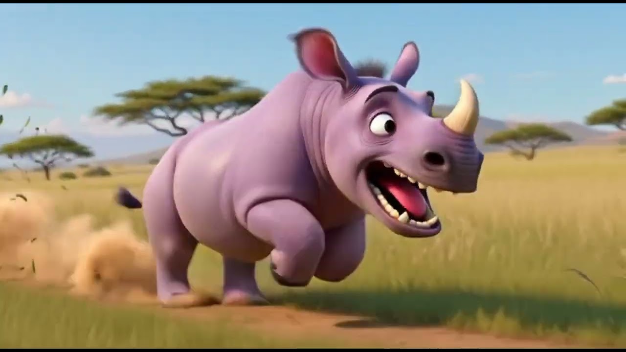 Rhino - Rhino -Rhi -Rhi- Rhi | Nursery Rhyme | kids Song | Rhinoceros Song 